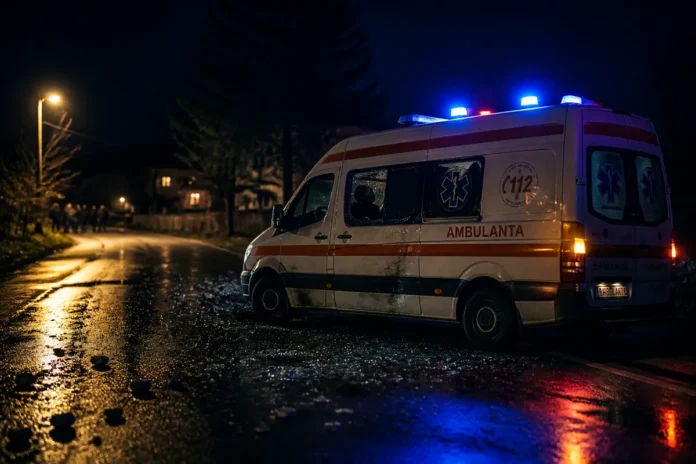 Ambulanță atacată cu topoare și bâte în Cluj din cauza unui zvon pe TikTok