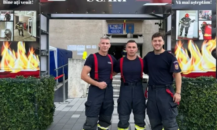 Trei pompieri hunedoreni urcă 210 trepte la Concursul Internațional „Scări” 2026