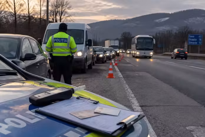 Peste 3.900 de vehicule, verificate de polițiștii hunedoreni în cinci zile