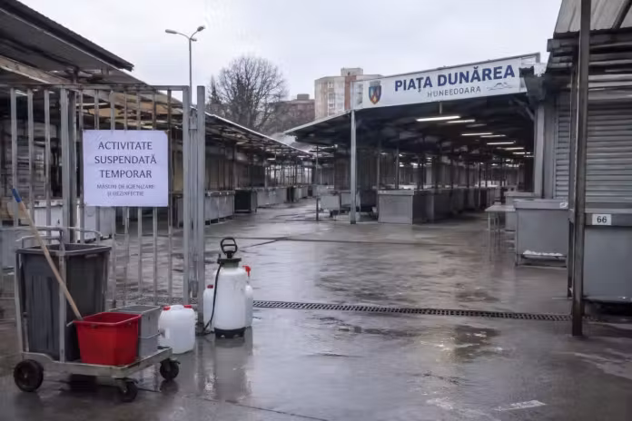 Piața Dunărea din Hunedoara, indisponibilă duminică pentru igienizare
