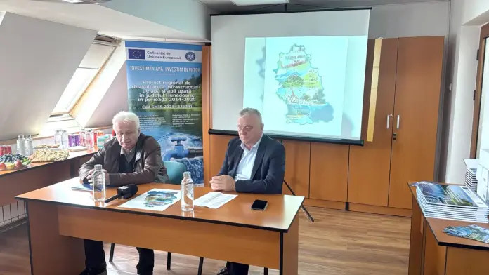 Proiectul de apă și canalizare din Hunedoara a ajuns la 51,19%
